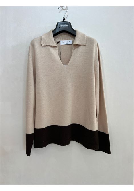 MAGLIA A POLO CON BANDA A CONTRASTO GAIA LIFE | Maglia | GM2215041549510